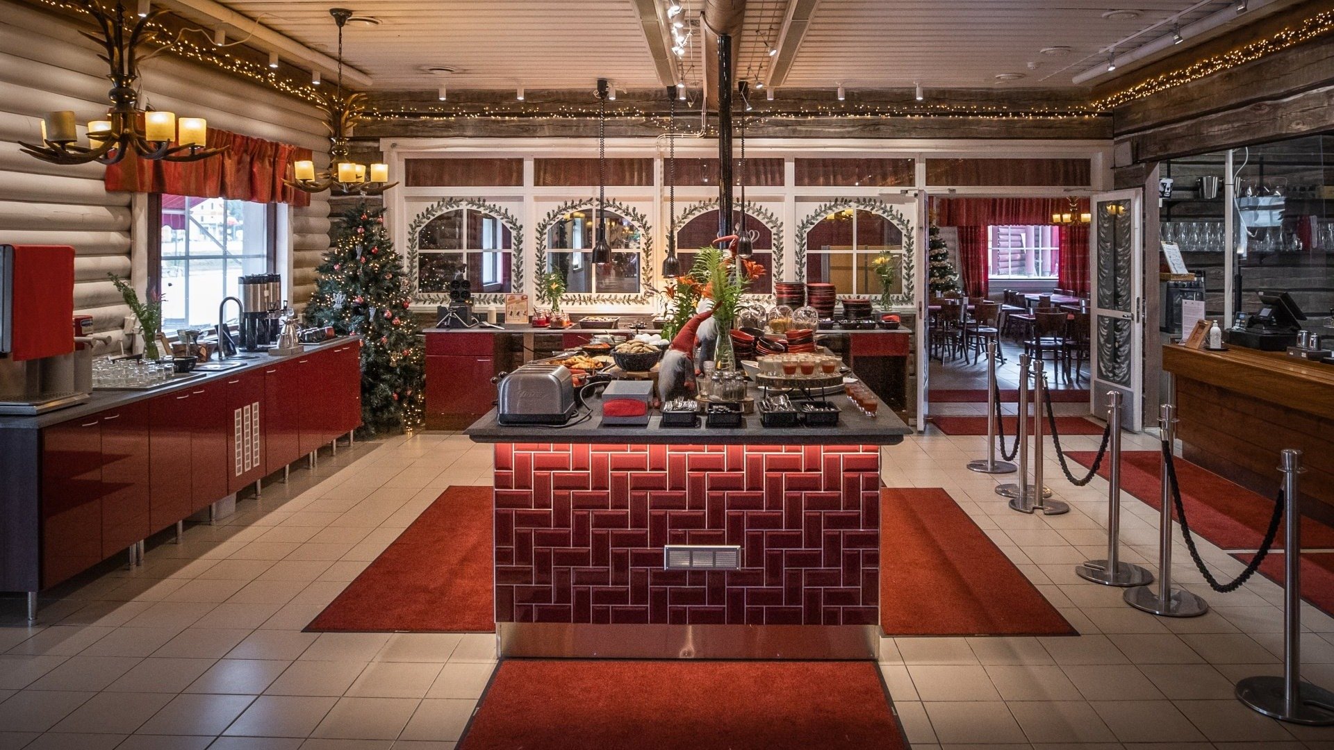 Christmas House Restaurant & Coffee Bar Santa Claus Holiday Village